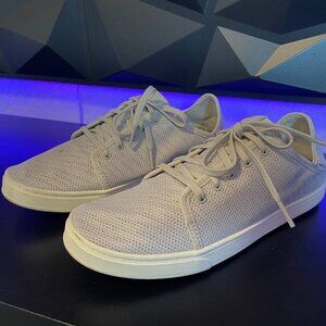 OluKai Womens Pehuea Li Size 9 Lace Up Sneaker Slip On Convertible Grey Mesh